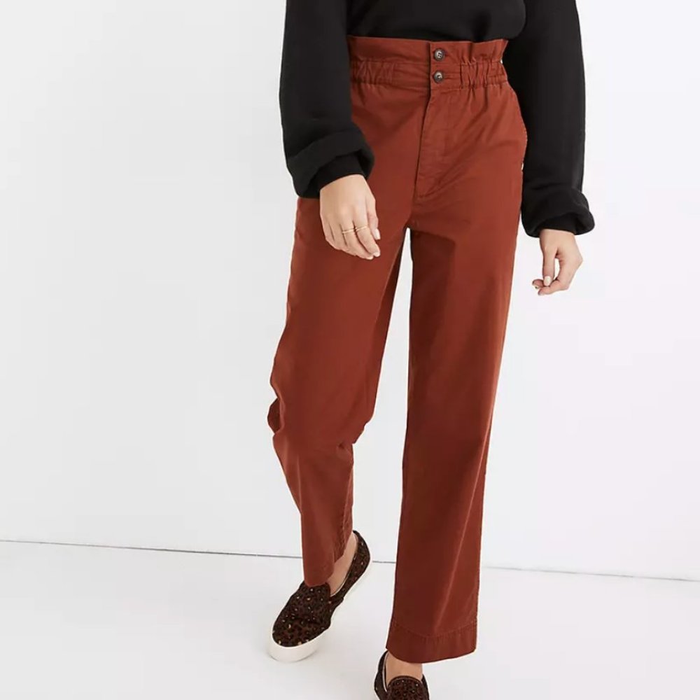 Madewell Paperbag Tapered Pants